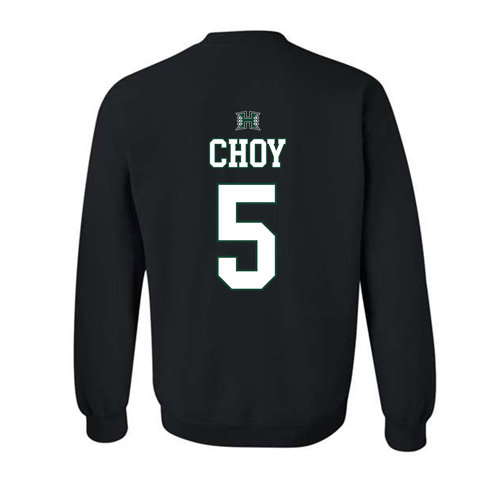 Hawaii - NCAA Men's Volleyball : Eleu Choy - Sports Shersey Crewneck Sweatshirt-1