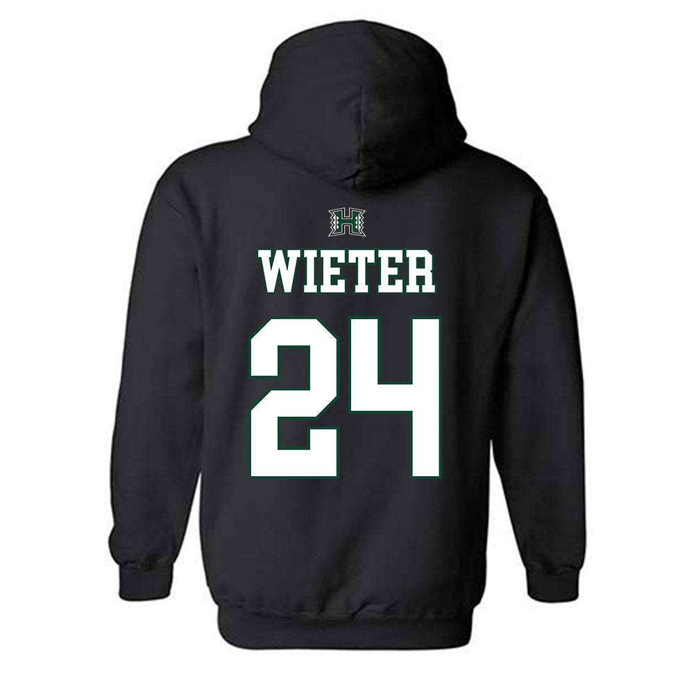 Hawaii - NCAA Men's Volleyball : Clay Wieter - Sports Shersey Hooded Sweatshirt-1