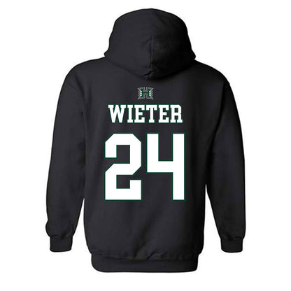 Hawaii - NCAA Men's Volleyball : Clay Wieter - Sports Shersey Hooded Sweatshirt-1