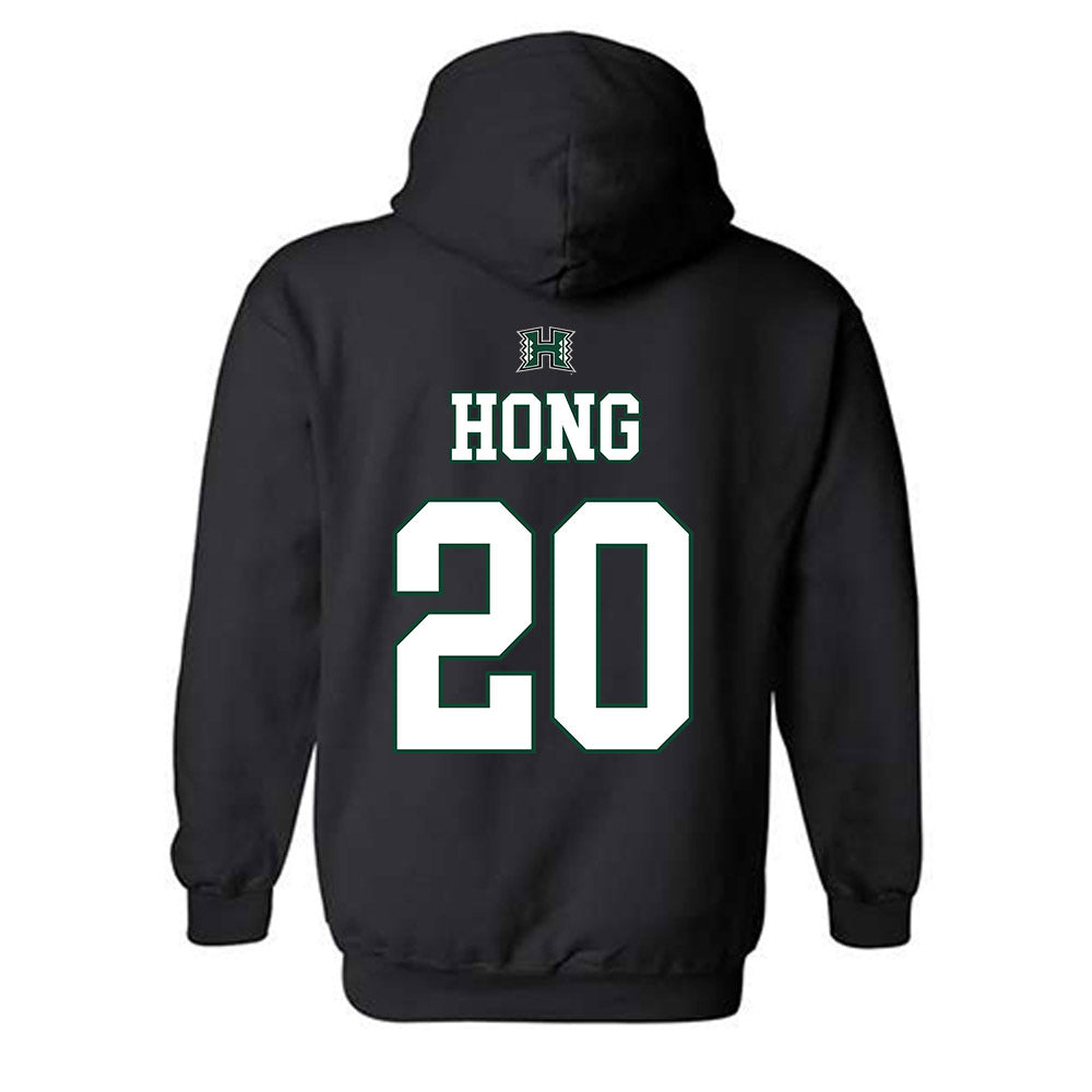 Hawaii - NCAA Men's Volleyball : Kawai Hong - Sports Shersey Hooded Sweatshirt-1
