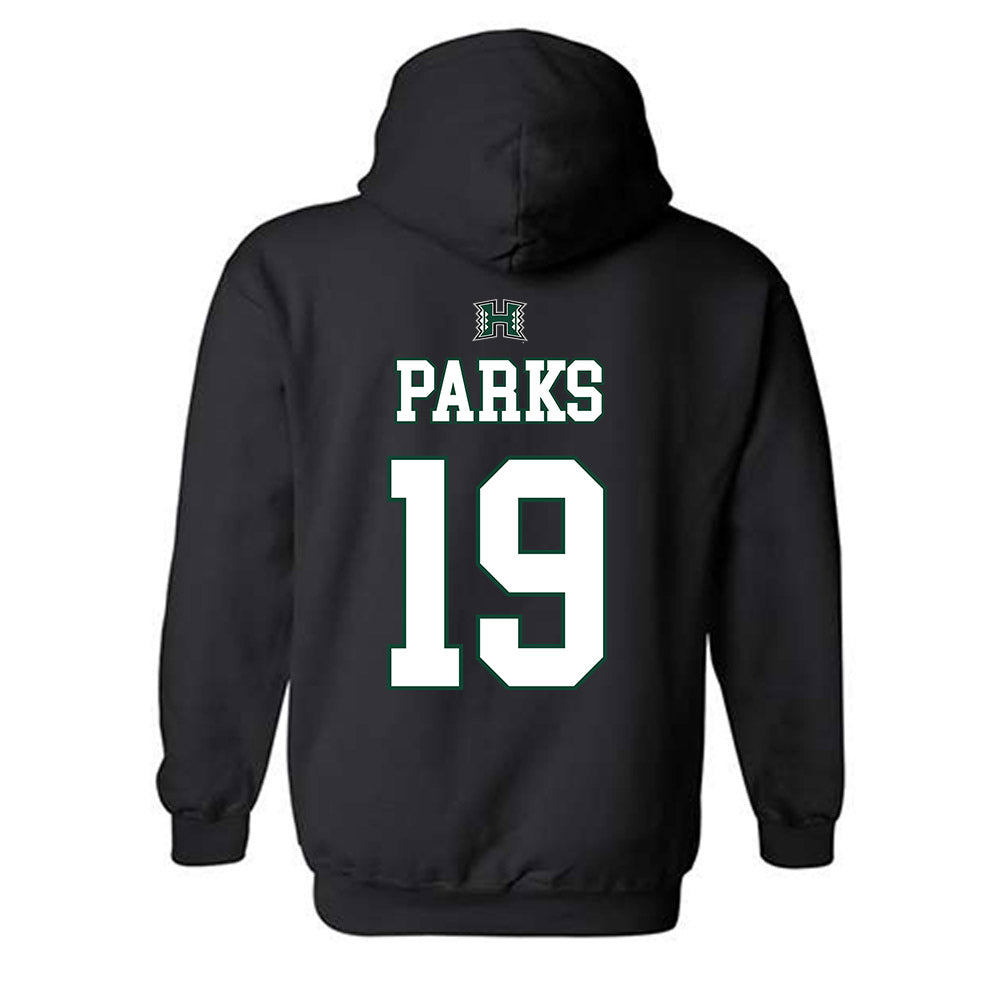 Hawaii - NCAA Men's Volleyball : Alexander Parks - Sports Shersey Hooded Sweatshirt-1