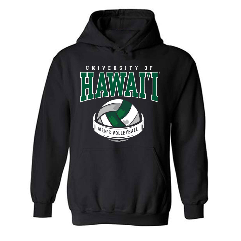 Hawaii - NCAA Men's Volleyball : Zachary Thompson - Sports Shersey Hooded Sweatshirt-0