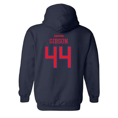 Dayton - NCAA Softball : Ryan Gibson - Generic Shersey Hooded Sweatshirt-1