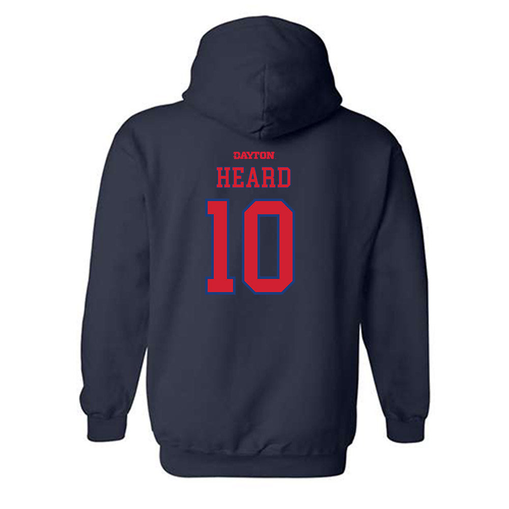 Dayton - NCAA Men's Basketball : Bryce Heard - Generic Shersey Hooded Sweatshirt-1