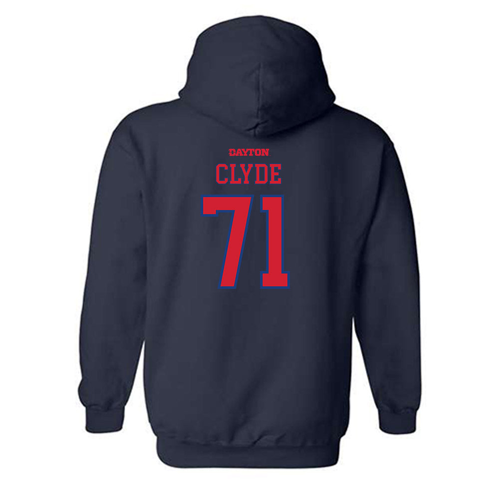 Dayton - NCAA Football : Conor Clyde - Generic Shersey Hooded Sweatshirt