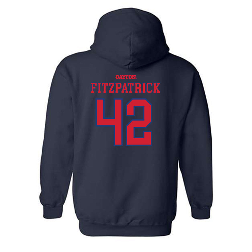 Dayton - NCAA Football : Dillon Fitzpatrick - Generic Shersey Hooded Sweatshirt