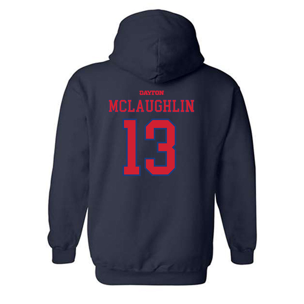 Dayton - NCAA Football : Pat McLaughlin - Generic Shersey Hooded Sweatshirt-1