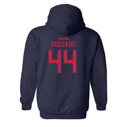 Dayton - NCAA Baseball : JP Delgado - Generic Shersey Hooded Sweatshirt-1
