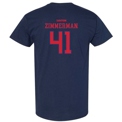 Dayton - NCAA Baseball : Jack Zimmerman - Generic Shersey T-Shirt-1