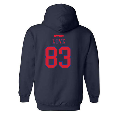 Dayton - NCAA Football : Josiah Love - Generic Shersey Hooded Sweatshirt