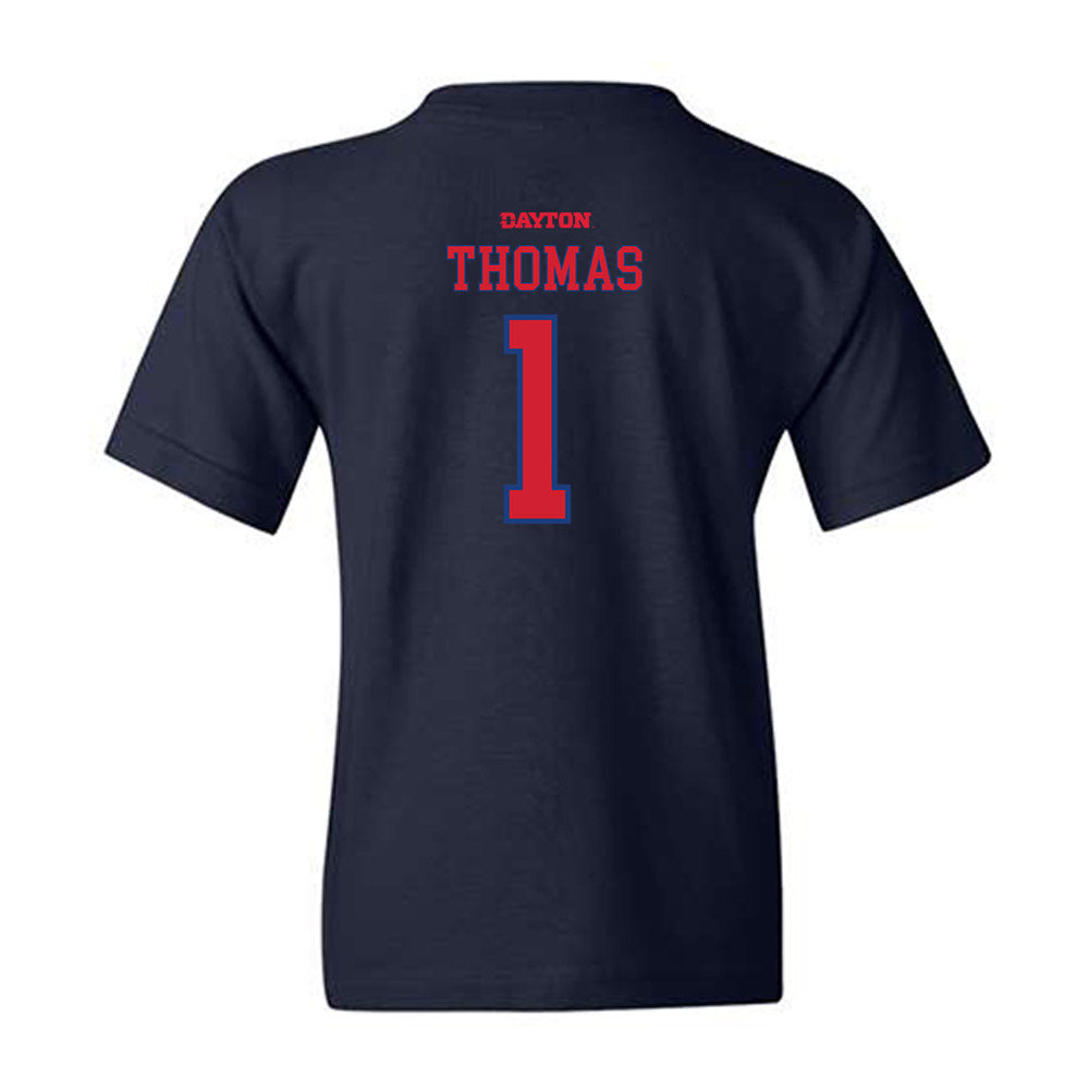 Dayton - NCAA Men's Basketball : Malcolm Thomas - Generic Shersey Youth T-Shirt-1