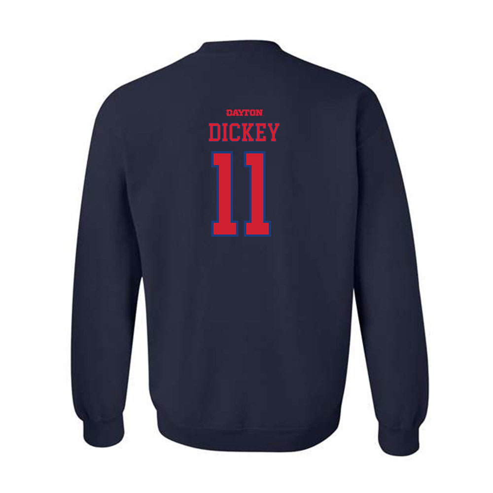 Dayton - NCAA Men's Basketball : Evan Dickey - Generic Shersey Crewneck Sweatshirt-1