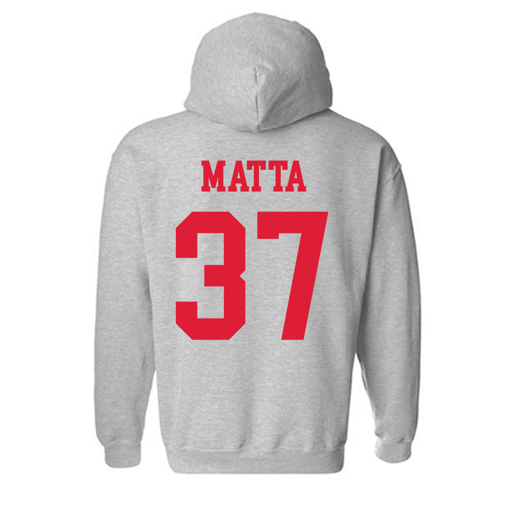 Dayton - NCAA Baseball : Luke Matta - Classic Shersey Hooded Sweatshirt