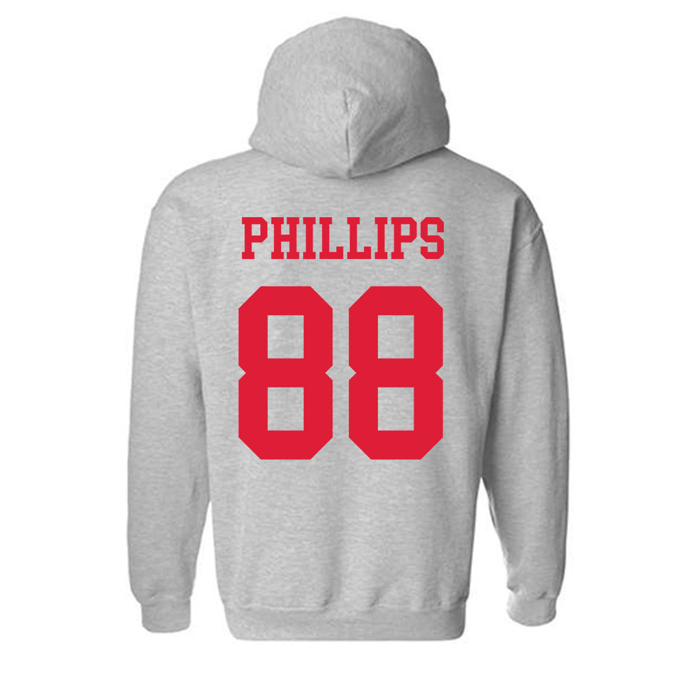 Dayton - NCAA Baseball : Mack Phillips - Classic Shersey Hooded Sweatshirt-1