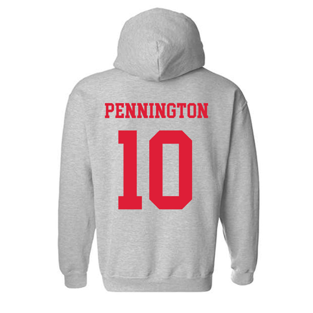 Dayton - NCAA Football : Luke Pennington - Classic Shersey Hooded Sweatshirt-1