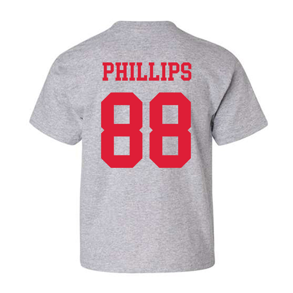 Dayton - NCAA Baseball : Mack Phillips - Classic Shersey Youth T-Shirt-1
