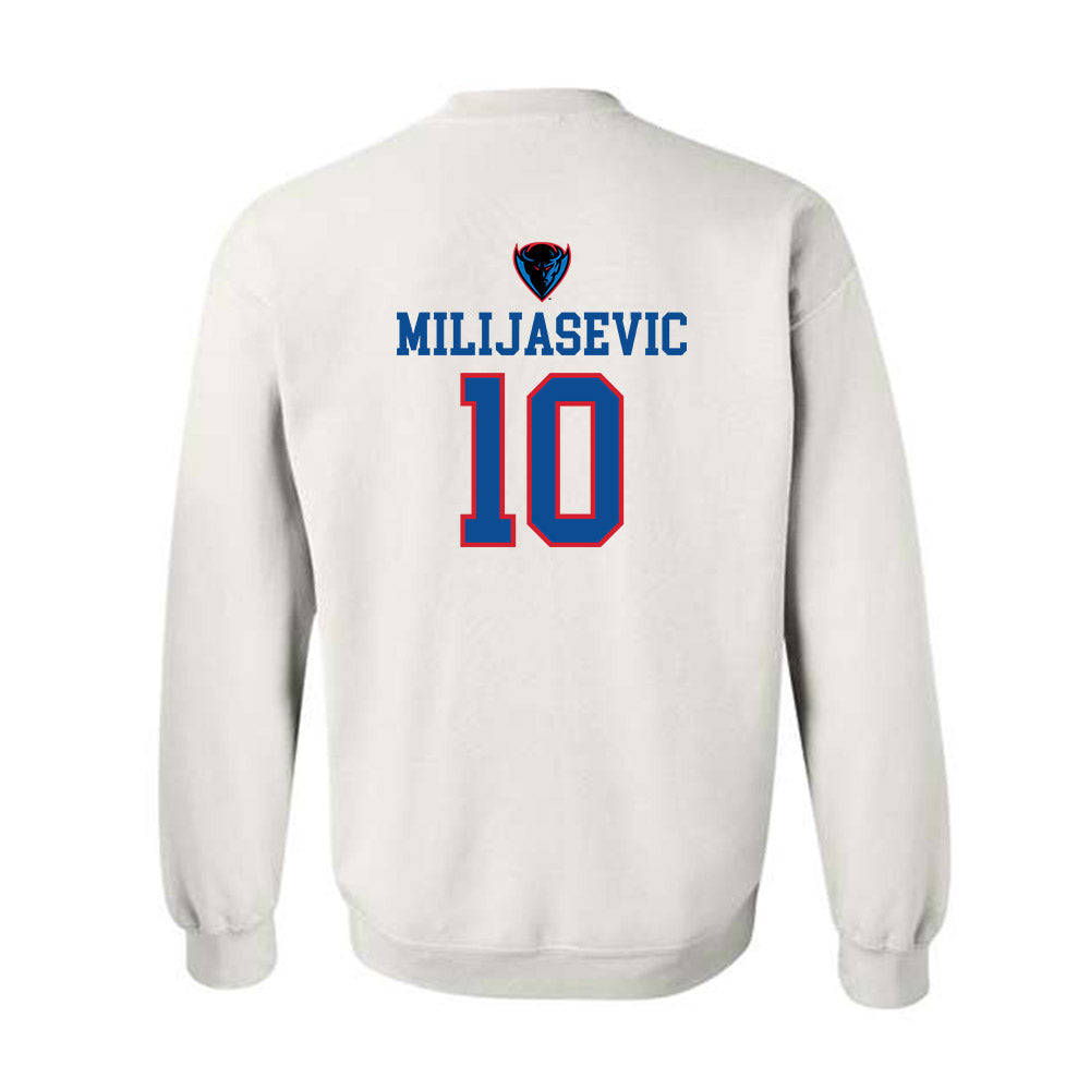 DePaul - NCAA Men's Basketball : Ilija Milijasevic - Classic Shersey Crewneck Sweatshirt-1