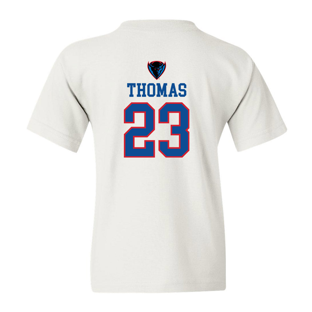 DePaul - NCAA Men's Basketball : David Thomas - Classic Shersey Youth T-Shirt