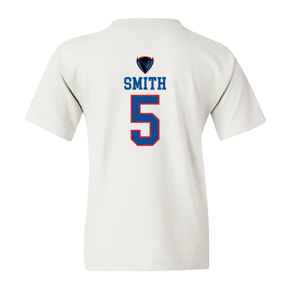DePaul - NCAA Men's Basketball : RJ Smith - Classic Shersey Youth T-Shirt-1