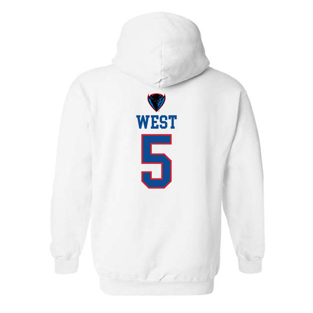 DePaul - NCAA Women's Basketball : Alayna West - Classic Shersey Hooded Sweatshirt