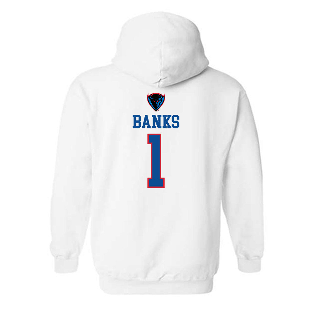 DePaul - NCAA Men's Basketball : Kaleb Banks - Classic Shersey Hooded Sweatshirt-1