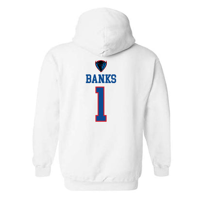 DePaul - NCAA Men's Basketball : Kaleb Banks - Classic Shersey Hooded Sweatshirt-1
