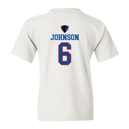 DePaul - NCAA Men's Basketball : Jonas Johnson - Classic Shersey Youth T-Shirt-1