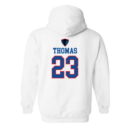 DePaul - NCAA Men's Basketball : David Thomas - Classic Shersey Hooded Sweatshirt