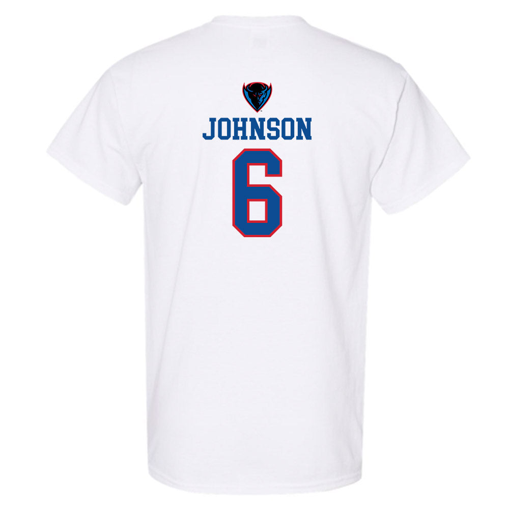 DePaul - NCAA Men's Basketball : Jonas Johnson - Classic Shersey T-Shirt-1
