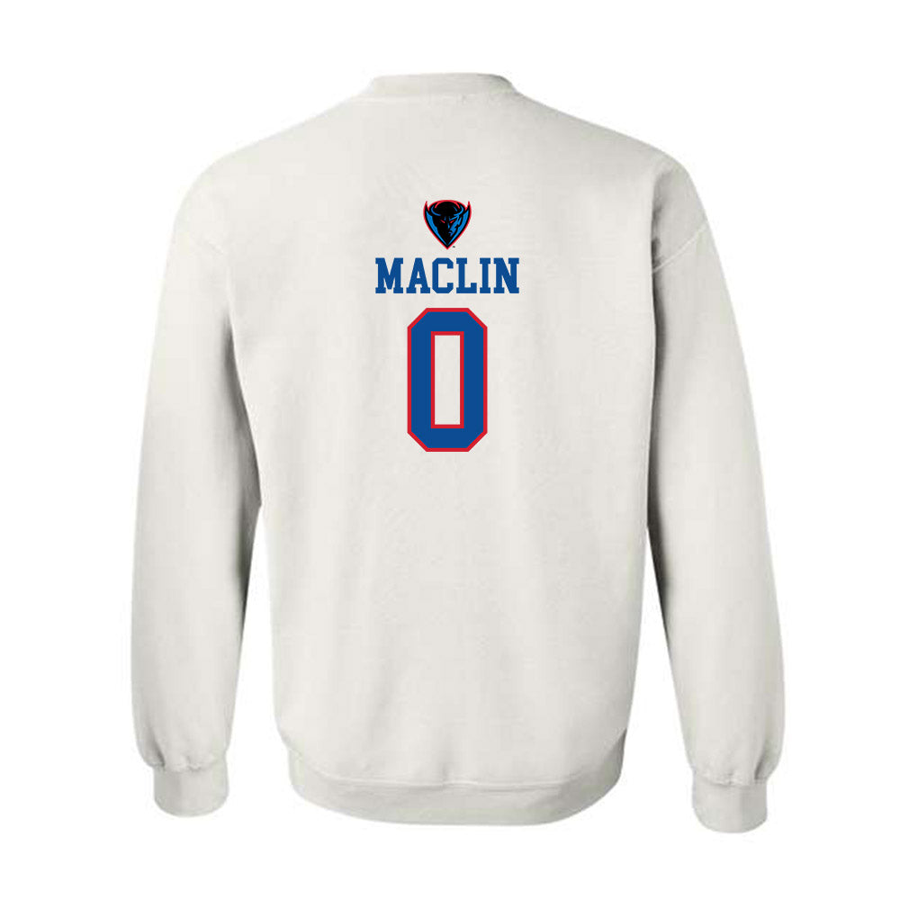 DePaul - NCAA Men's Basketball : Brandon Maclin - Classic Shersey Crewneck Sweatshirt-1