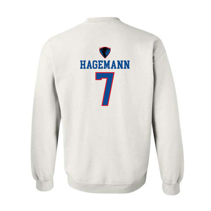 DePaul - NCAA Women's Basketball : Devin Hagemann - Classic Shersey Crewneck Sweatshirt-1