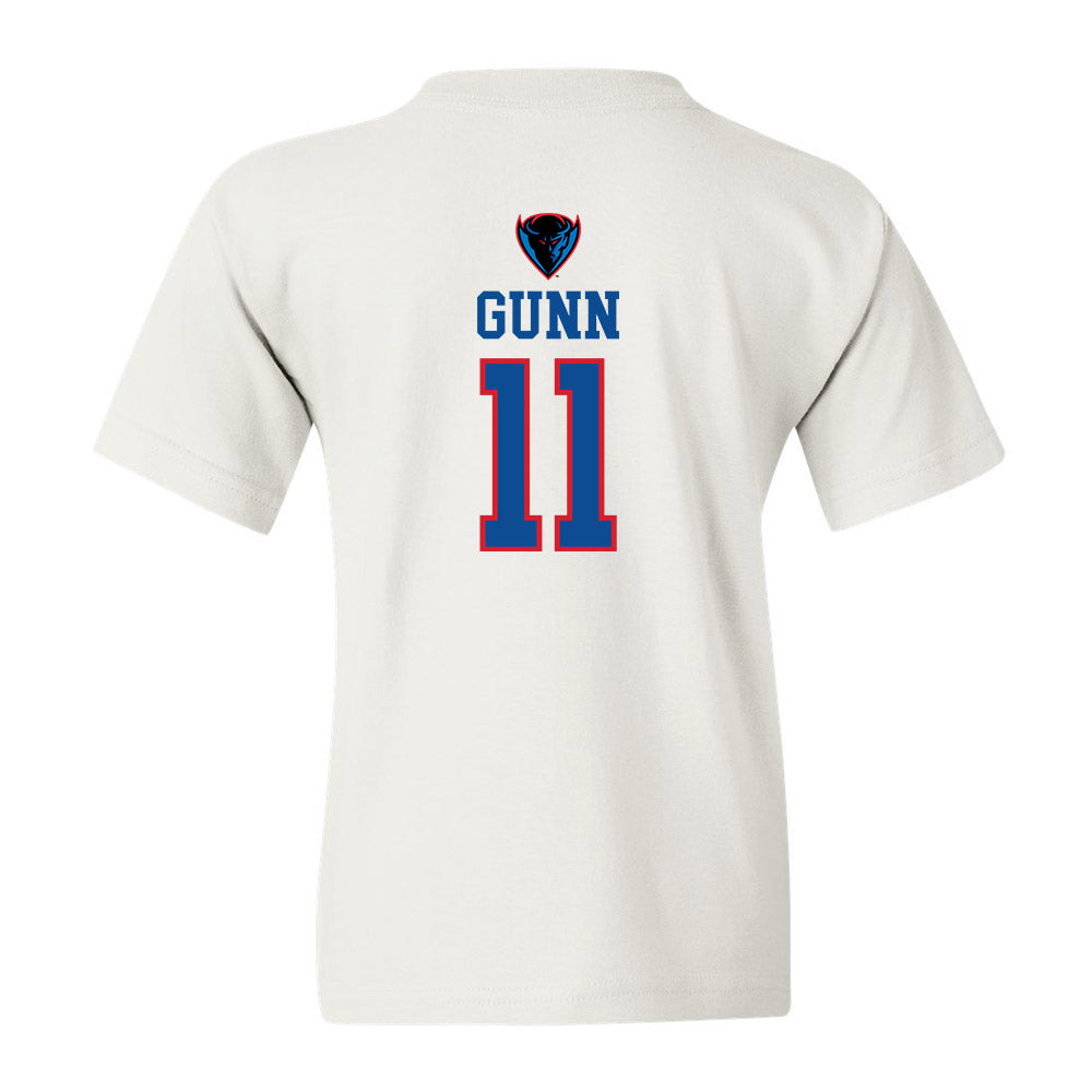 DePaul - NCAA Men's Basketball : CJ Gunn - Classic Shersey Youth T-Shirt