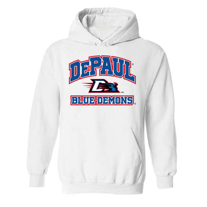 DePaul - NCAA Women's Basketball : Michelle Ojo - Classic Shersey Hooded Sweatshirt-0