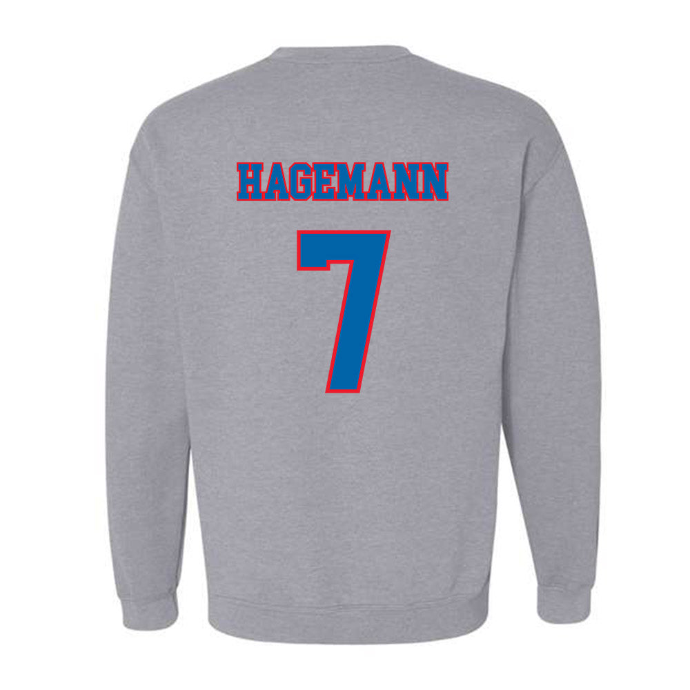 DePaul - NCAA Women's Basketball : Devin Hagemann - Classic Shersey Crewneck Sweatshirt-1