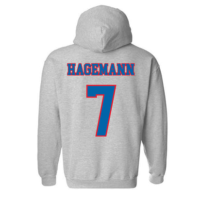 DePaul - NCAA Women's Basketball : Devin Hagemann - Classic Shersey Hooded Sweatshirt-1
