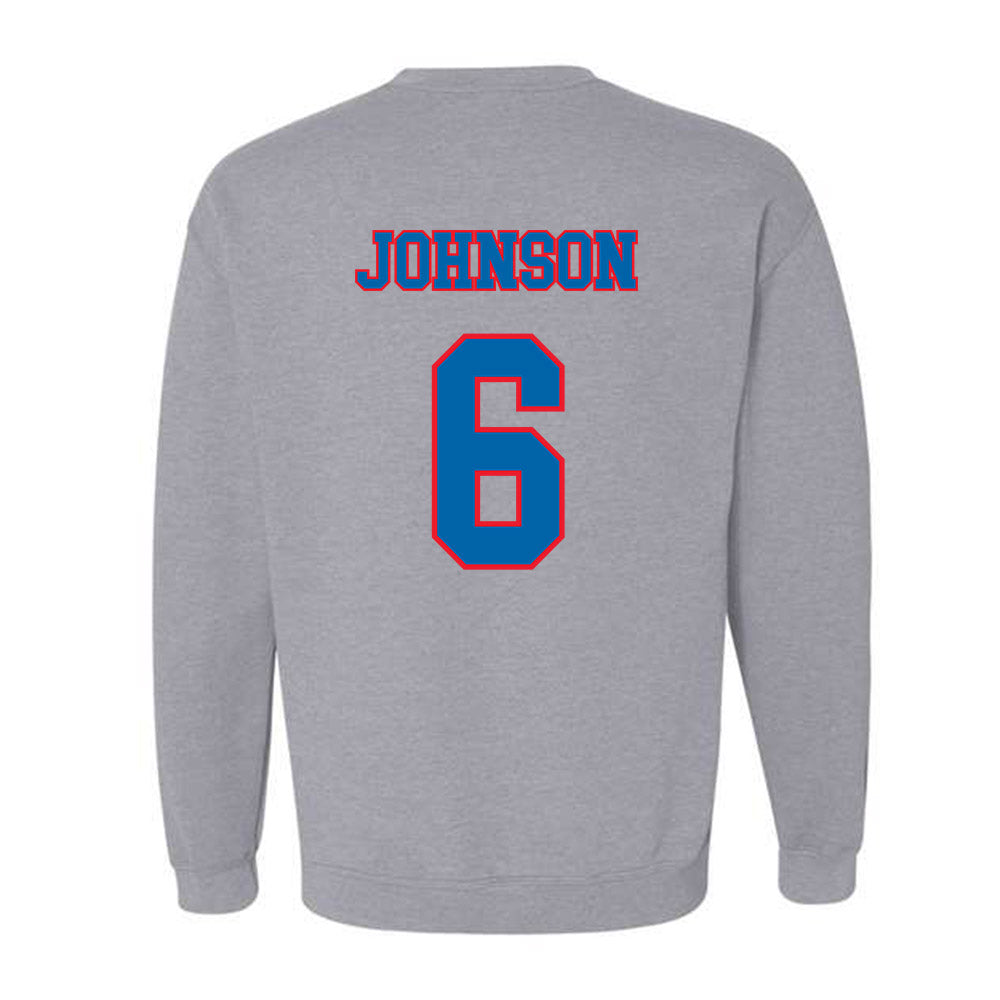 DePaul - NCAA Men's Basketball : Jonas Johnson - Classic Shersey Crewneck Sweatshirt-1