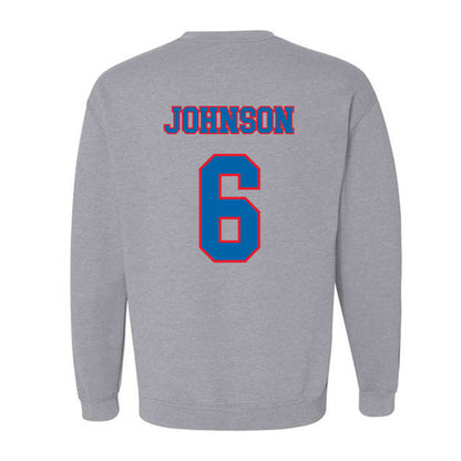DePaul - NCAA Men's Basketball : Jonas Johnson - Classic Shersey Crewneck Sweatshirt-1