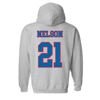 DePaul - NCAA Women's Basketball : Natiah Nelson - Classic Shersey Hooded Sweatshirt-1