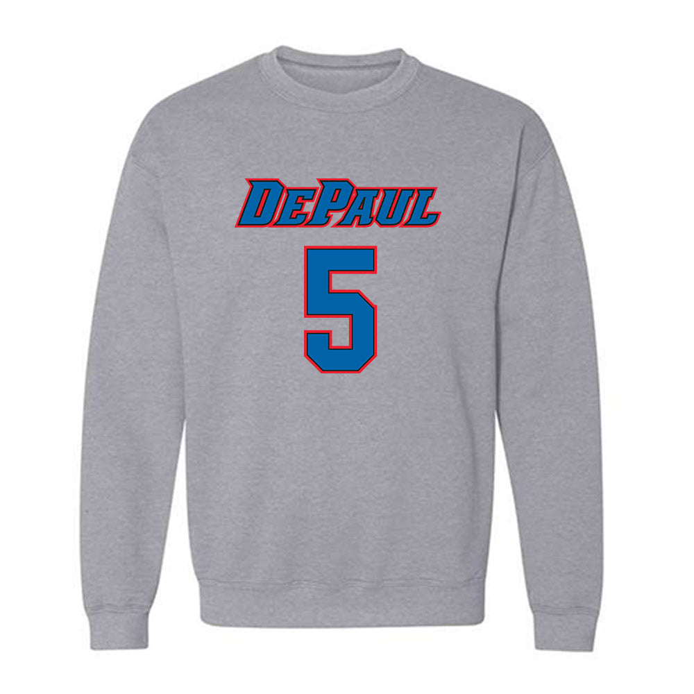 DePaul - NCAA Men's Basketball : RJ Smith - Classic Shersey Crewneck Sweatshirt-0