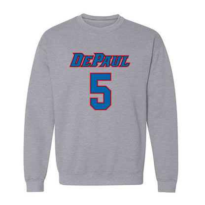DePaul - NCAA Men's Basketball : RJ Smith - Classic Shersey Crewneck Sweatshirt-0