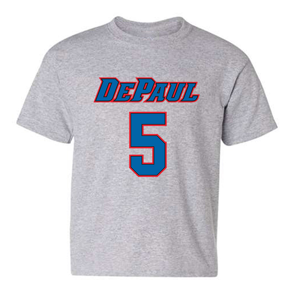 DePaul - NCAA Men's Basketball : RJ Smith - Classic Shersey Youth T-Shirt-0