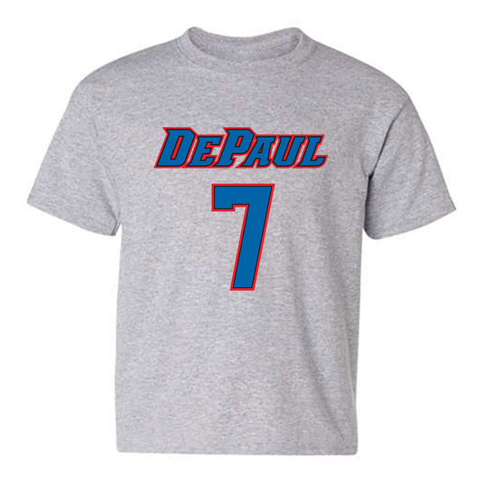 DePaul - NCAA Women's Basketball : Devin Hagemann - Classic Shersey Youth T-Shirt-0