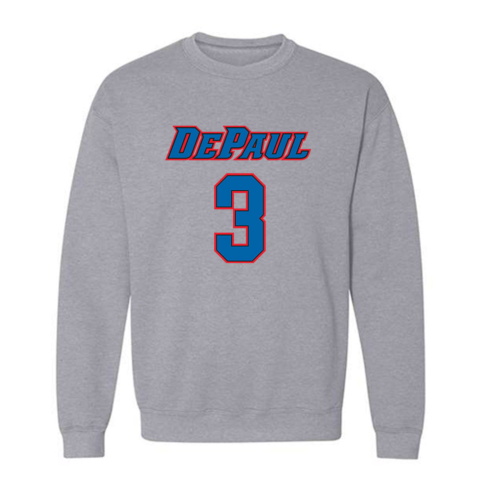 DePaul - NCAA Men's Basketball : Nate Kasher - Classic Shersey Crewneck Sweatshirt