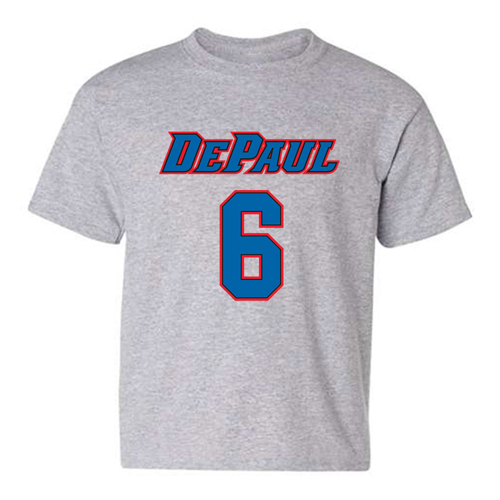 DePaul - NCAA Men's Basketball : Jonas Johnson - Classic Shersey Youth T-Shirt-0