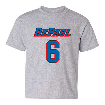 DePaul - NCAA Men's Basketball : Jonas Johnson - Classic Shersey Youth T-Shirt-0