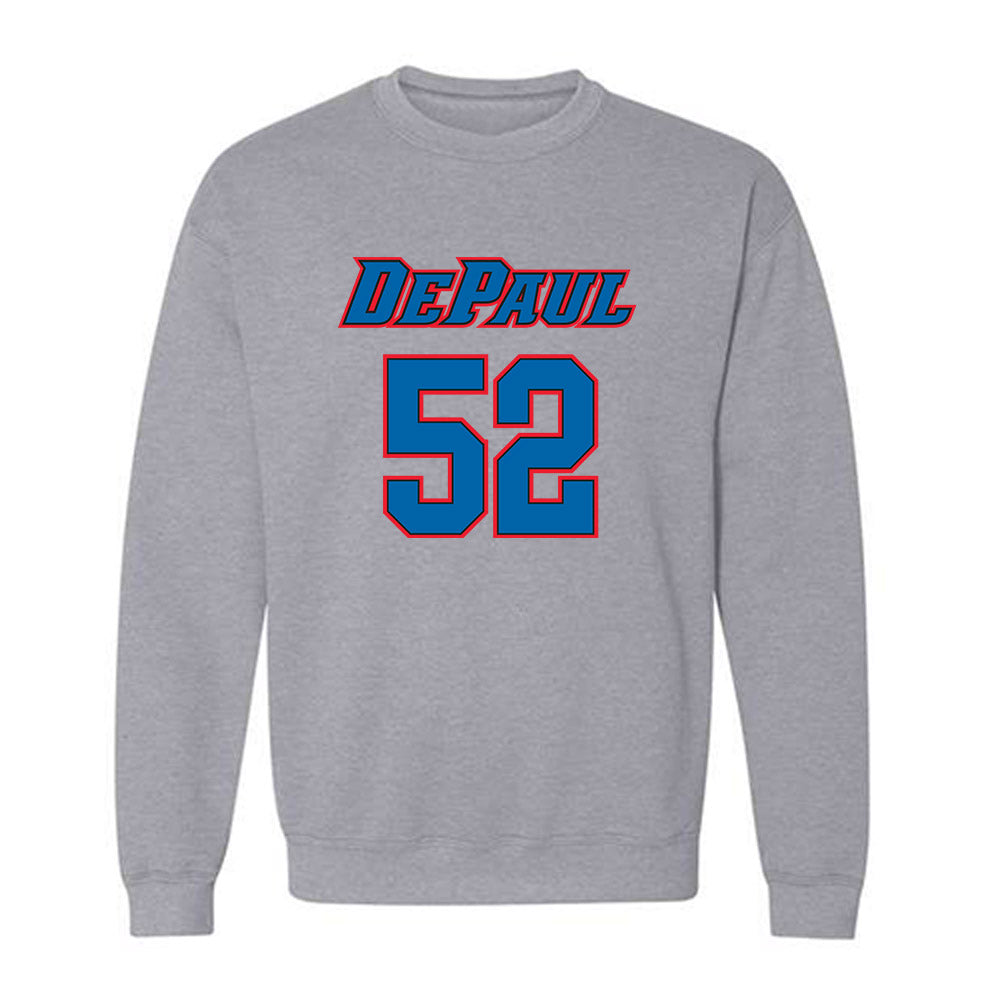 DePaul - NCAA Men's Basketball : Amsal Delalic - Classic Shersey Crewneck Sweatshirt-0