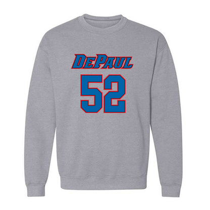 DePaul - NCAA Men's Basketball : Amsal Delalic - Classic Shersey Crewneck Sweatshirt-0