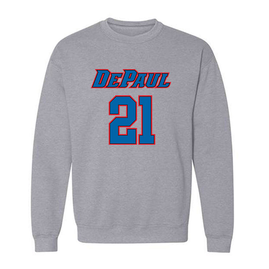 DePaul - NCAA Women's Basketball : Natiah Nelson - Classic Shersey Crewneck Sweatshirt-0