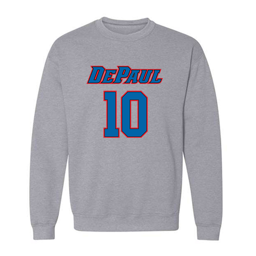 DePaul - NCAA Men's Basketball : Ilija Milijasevic - Classic Shersey Crewneck Sweatshirt-0
