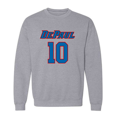 DePaul - NCAA Men's Basketball : Ilija Milijasevic - Classic Shersey Crewneck Sweatshirt-0